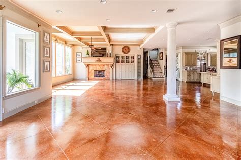 Stained Cement Floors