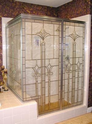 Stained Glass Shower Doors