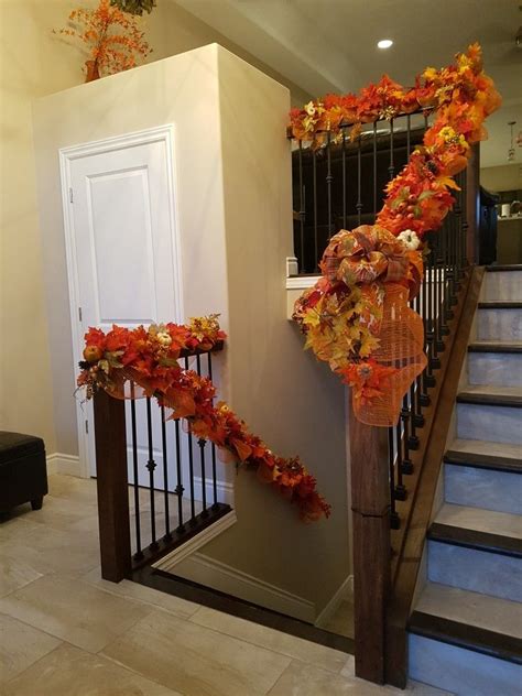 Stair Banister Fall Decor: Tips And Ideas For Your Home