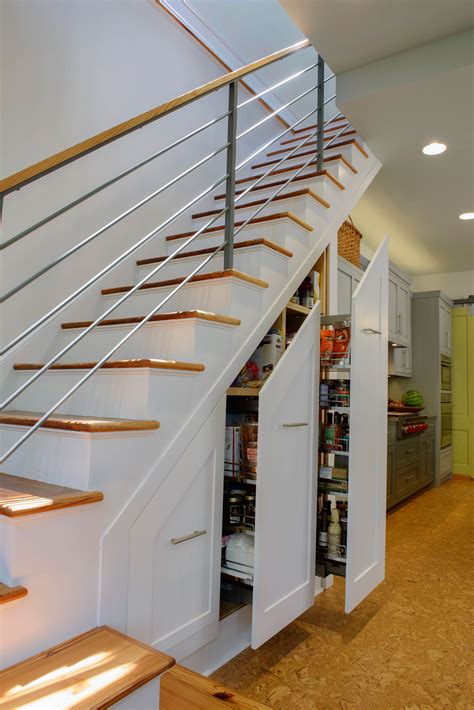 Maximizing Space With Staircase Storage Design