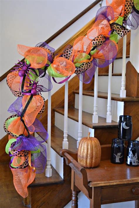 Stair Garland Halloween: A Spooky Way To Decorate Your Home
