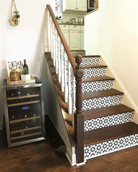 Revamp Your Staircase With Peel And Stick Makeover