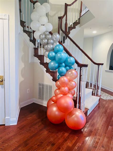 Stair Railing Balloon Garland: An Easy Diy Guide