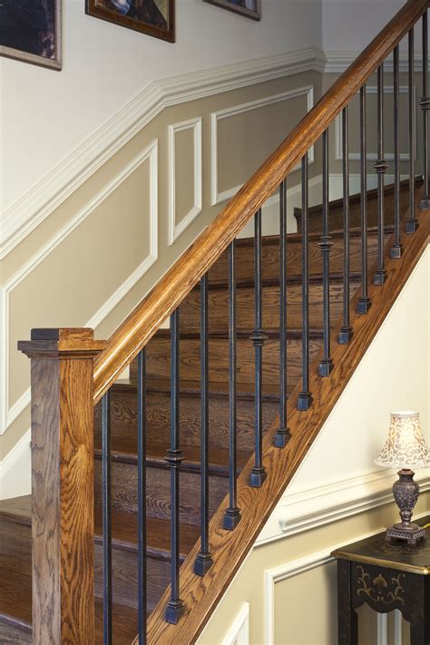 Stair Railing Ideas Staircase Makeover Iron Balusters