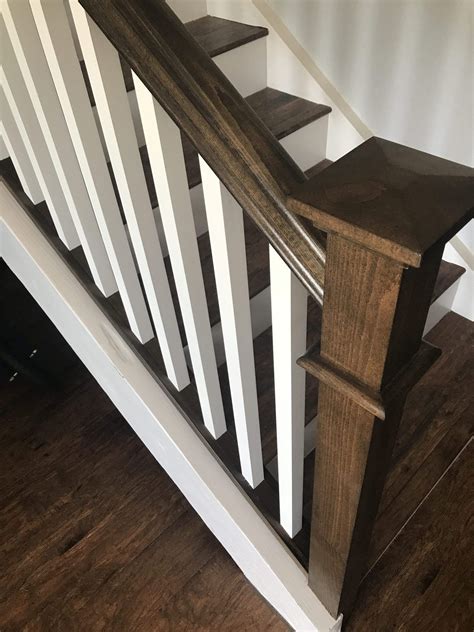 Stair Railing Remodel Before And After