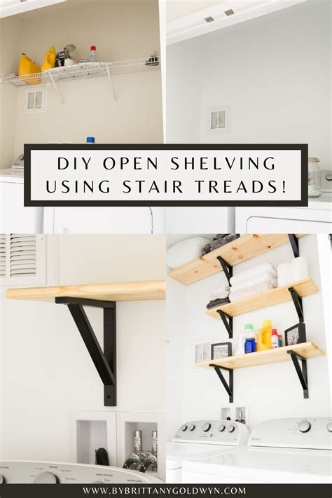 Stair Tread Shelves: A Unique Storage Solution