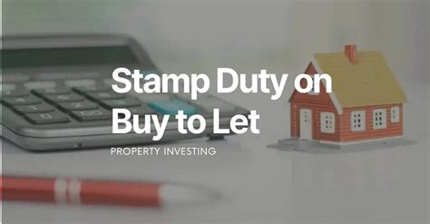 Stamp Duty Buy To Let Calculator