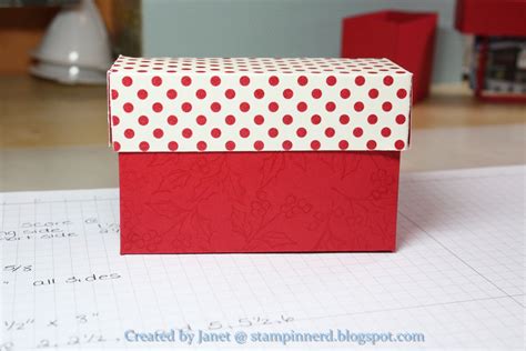 Stampin Nerd: Pop-Up Gift Card Box -- Tutorial