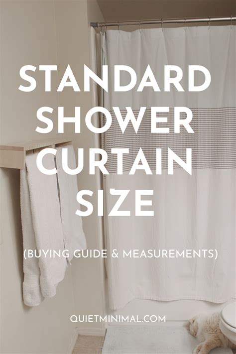 What Is A Standard Size Shower Curtain