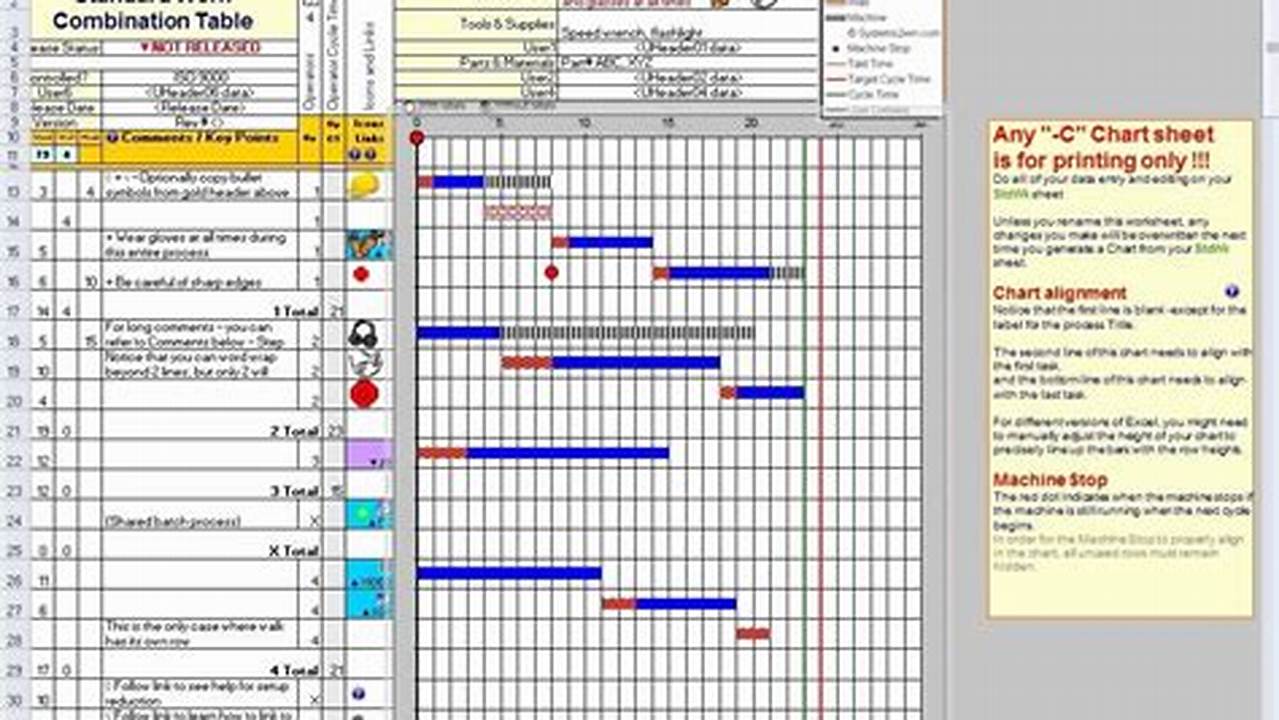 Standardized Format, Excel Templates