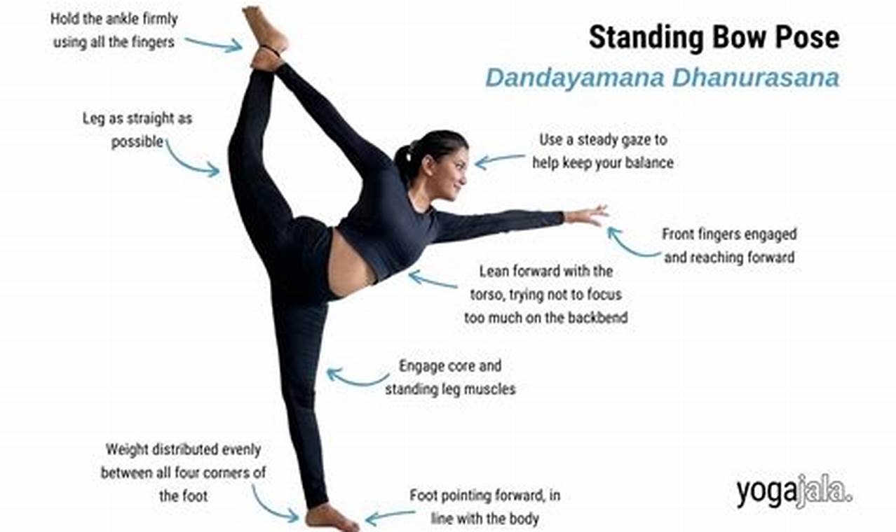 Standing Bow Pose Yoga