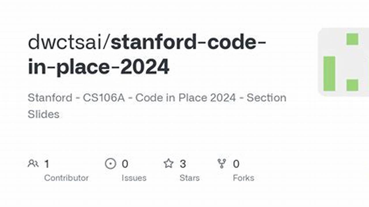 Stanford Code In Place 2024