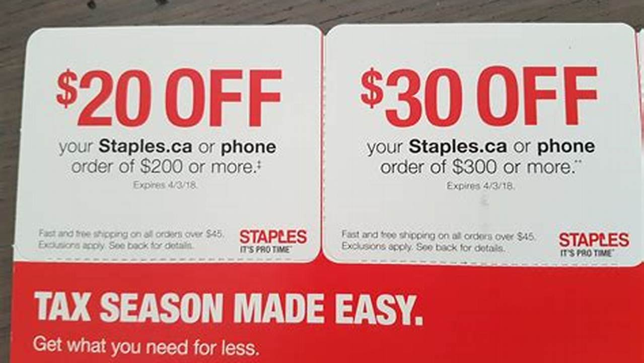 Staples Coupon Code Printing 2025