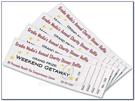Staples Printable Tickets Template 19883 Download