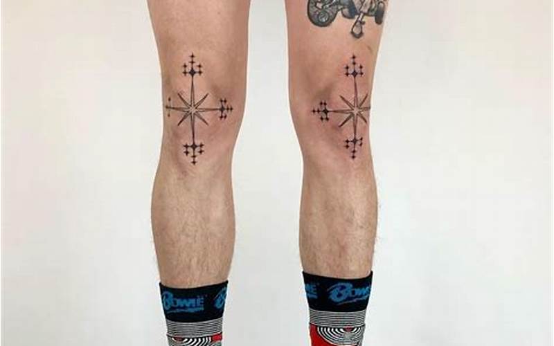 Star Tattoo Above Knee
