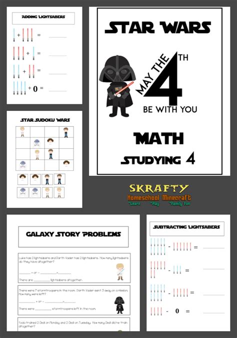 Star Wars Math Worksheets Free