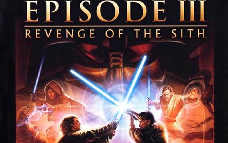 Star Wars Revenge Of The Sith Video Game Ps2