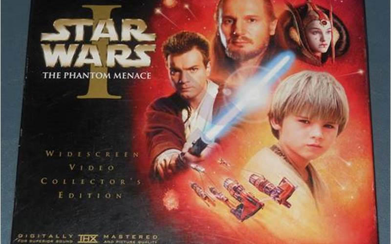 Star Wars The Phantom Menace Widescreen Video Collectors Edition