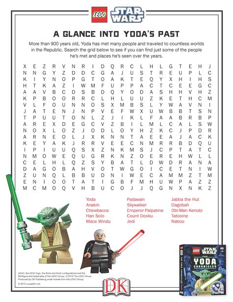 Star Wars Word Search Free Printable