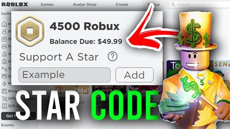 Star Codes For Free Robux