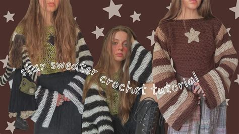 Star Crochet Sweater