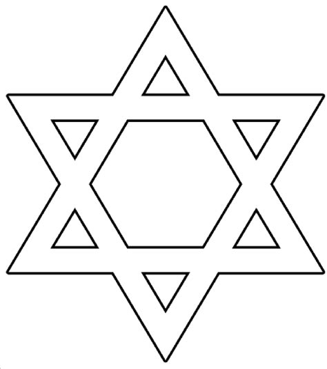 Star Of David Printable Template