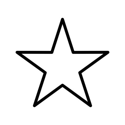Shine Bright Like a Star with our Unique and Elegant Star Outline SVG Collection