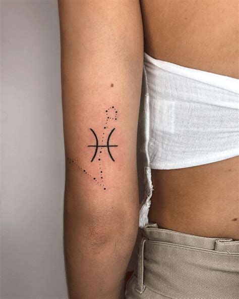 Star Sign Tattoos Pisces