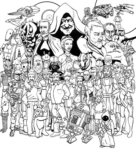 Star Wars Battle Coloring Pages