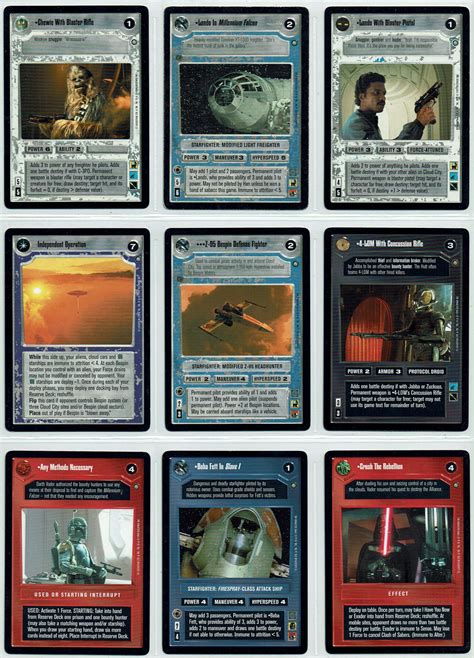 Star Wars Ccg Lot