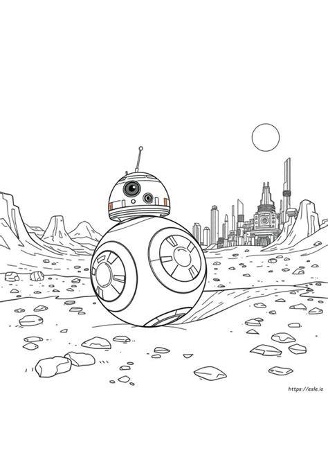 Star Wars Coloring Pages Bb8
