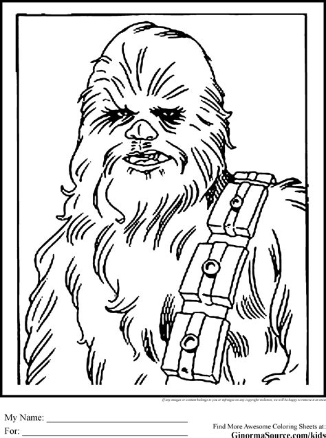 Star Wars Coloring Pages Birthday