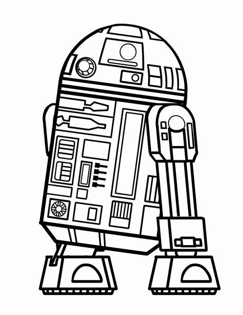 Star Wars Coloring Pages R2d2