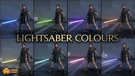 Star Wars Fallen Order Lightsaber Colors