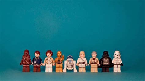 Star Wars Lego Blue Background