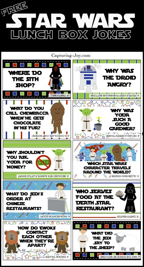 Star Wars Lunch Box Jokes