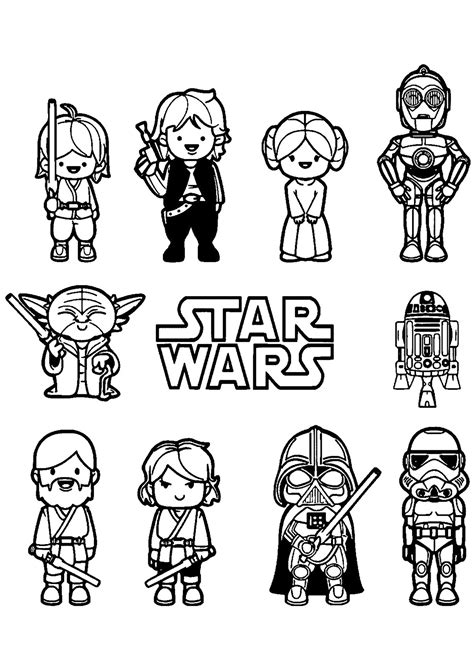 Star Wars Pages To Color