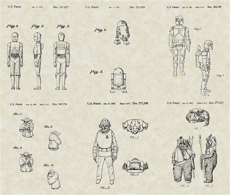 Star Wars Patent Drawings
