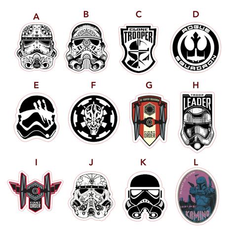 Star Wars Printable Stickers