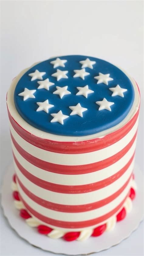 Star-Spangled Cake Decorating