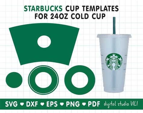 Starbucks Cup Template 24 Oz