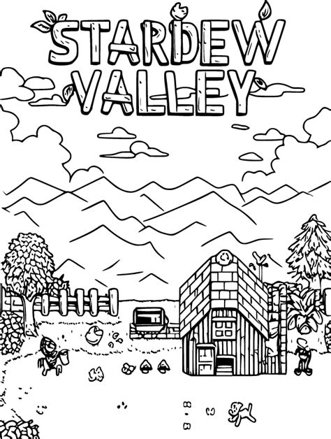 Stardew Valley Coloring Pages