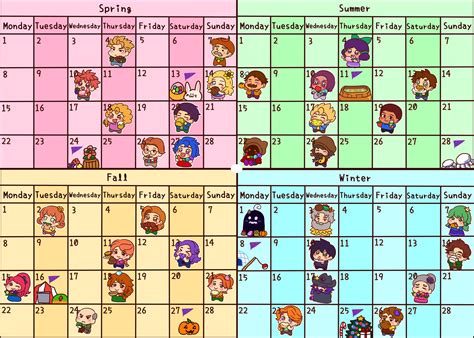Stardew Valley Expanded Calendar