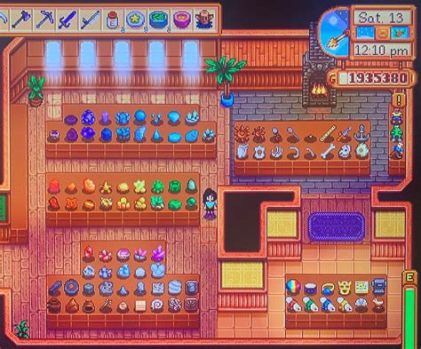 Stardew Valley Museum Layout