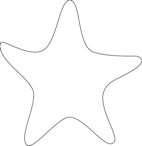 Starfish Template Free