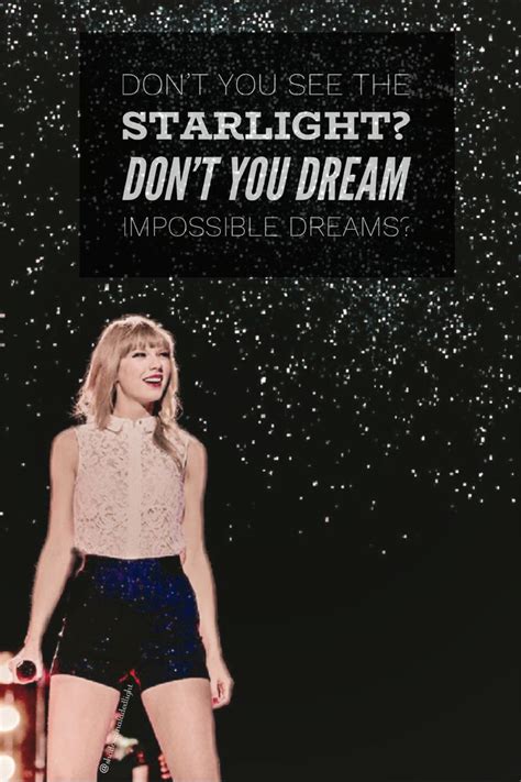 Starlight Taylor Swift Lyric