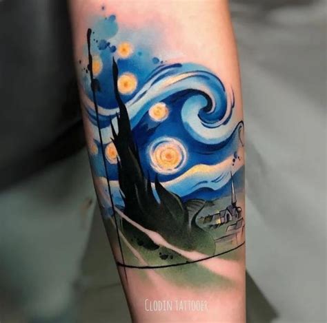 Starry Night Tattoo