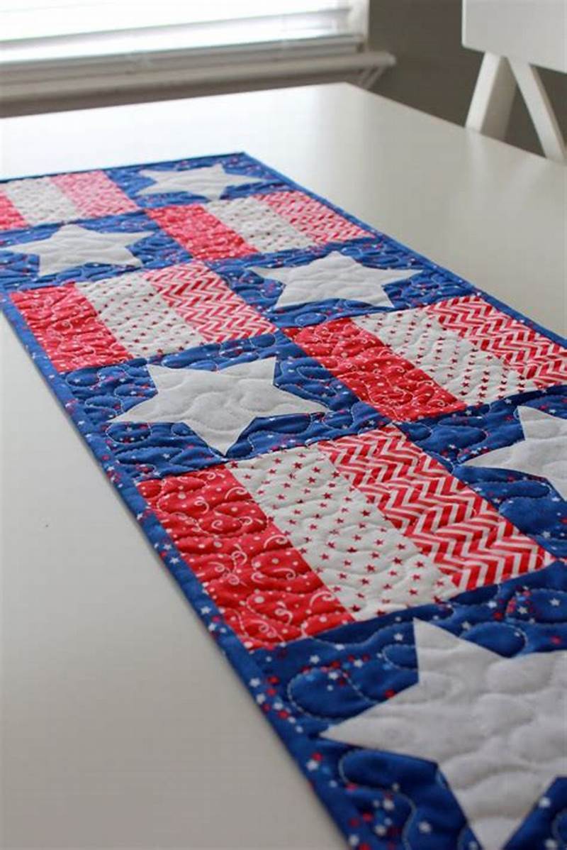 Stars And Stripes Table Runner Pattern