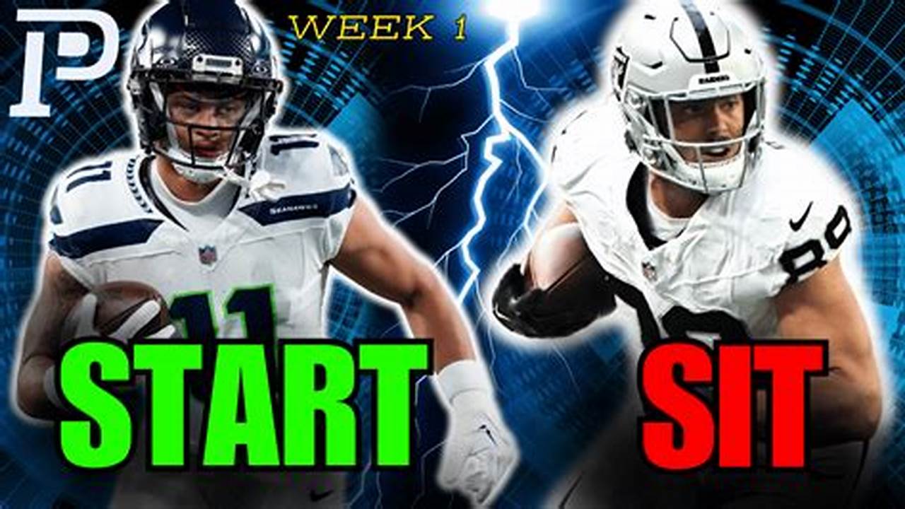 Start Sit Week 1 2024 Fantasy Football