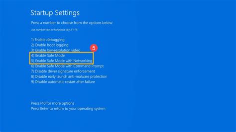 Start by Entering Safe Mode